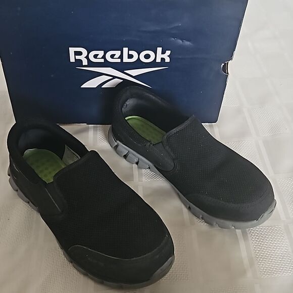 Reebok Men's Sublite Cushion Athletic Work Safety Shoes 4W 6.5 Black - Picture 2 of 16